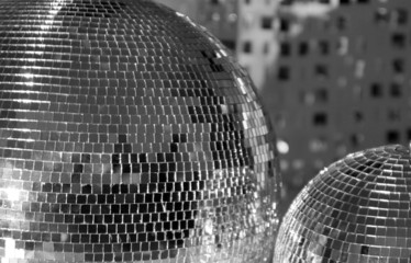 two discoballs