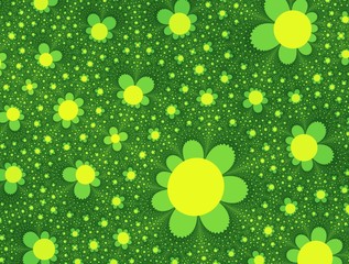 fractal - flower grass