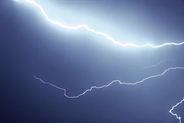 Photo sur Plexiglas Orage lightning in the night