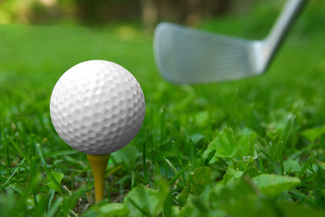 golf ball close-up