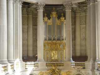 Fototapeta premium a pipe organ at the chapel