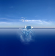 Naklejka premium iceberg