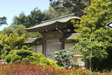 the japanese tea garden back door
