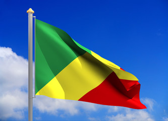 congo flag (include clipping path)