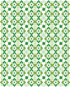 seamless shamrock tile