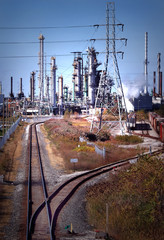 Fototapeta na wymiar refinery complex