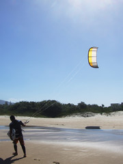 kite surfing
