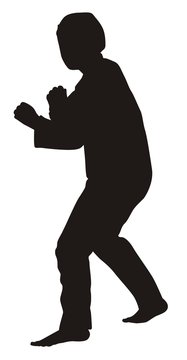 recommend clip art: silhouette of martial arts