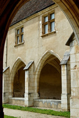 Fototapeta premium the small cloister in brou royal monastery