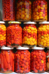 jars of brazilian peppers