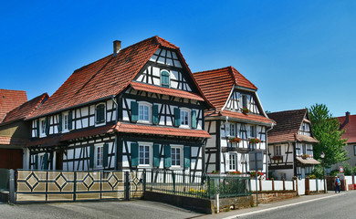 maison &agrave; colombages