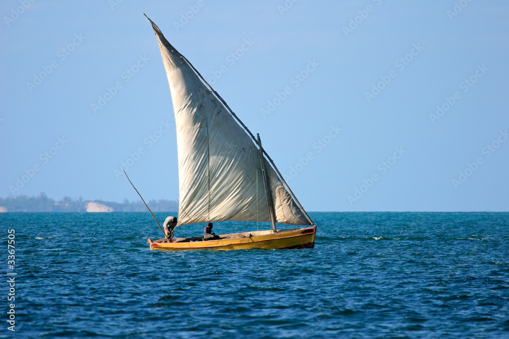 Poster mozambican dhow