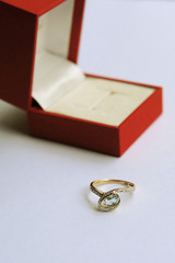 bague topaze cadeau amour