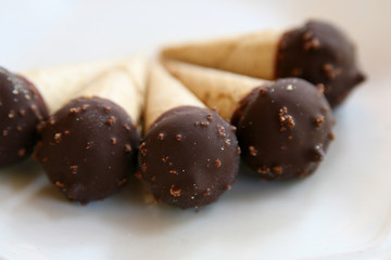 cônes au chocolat #1