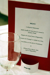 ceremony menu
