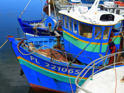 Fototapeta port de peche breton