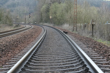 Fototapeta na wymiar Bahnweg