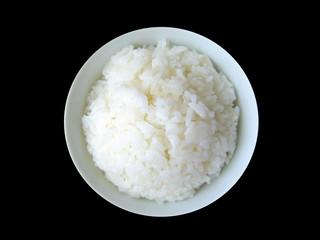 healthy white rice