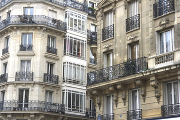 Fototapeta na wymiar classy french apartment homes