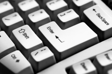  computer keyboard - close-up