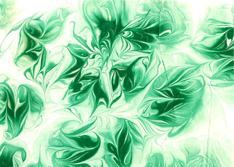 Obraz premium marmoriert in grün