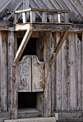 inn entrance-rustic