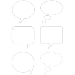 3d comic speech bubbles