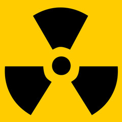 Fototapeta premium radioactive sign