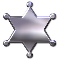 Obraz premium sheriff's badge