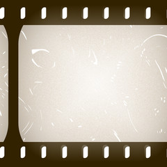 35mm scratched frame (rendered)