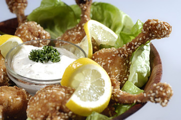 sesame buffalo wings