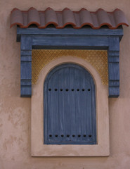 atrtistic wooden window frame