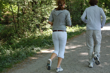 laufen im wald