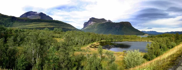 Zelfklevend Fotobehang norwegen panorama © pmac