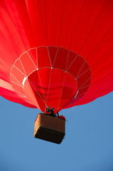 Naklejka premium red hot air balloon