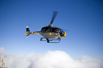 helicopter on triglav