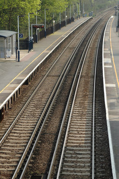 deserted platform
