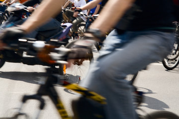 Fototapeta na wymiar bike race