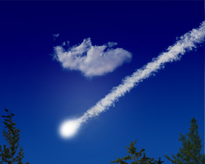 big impact - meteor comet fireball
