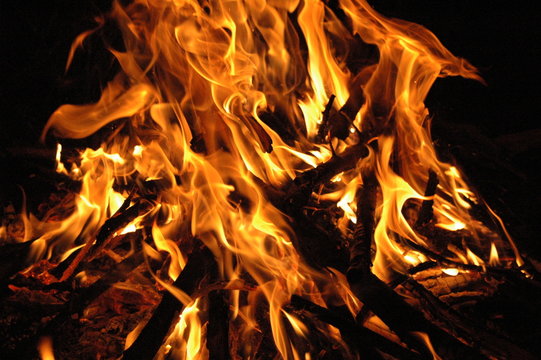camp-fire