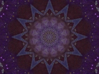 mandala - purple