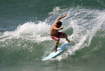 surfer en action