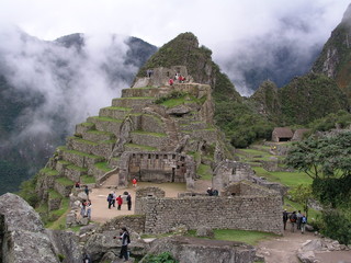 tourists at machu picchu © photoinsel