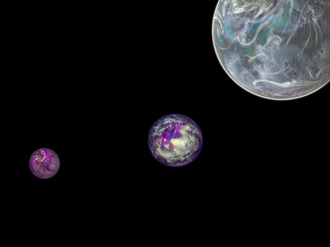 trois planètes
