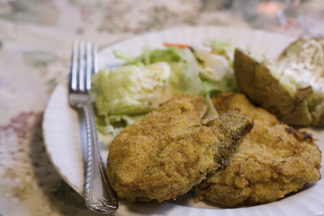 pork chop dinner