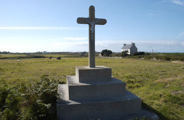 croix sur le bord