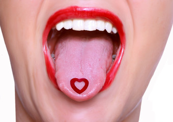 heart on tongue