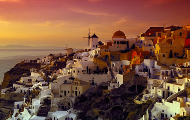 the village of oia - 3424539