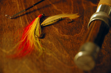 Naklejka premium fly fishing