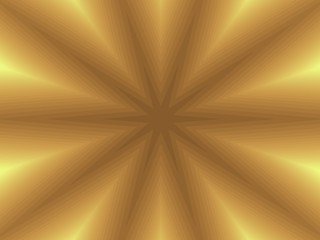 fractal - gold star background